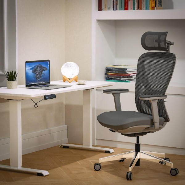 Фото - Кресло офисное Mealux Q1 Air Fabric Grey (HF Q-1 F/G)